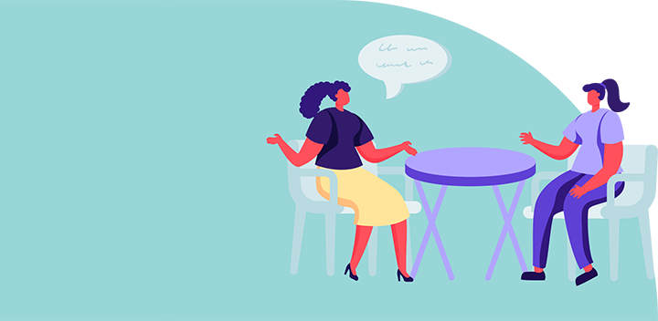 Two friends celebrating Galentine’s Day