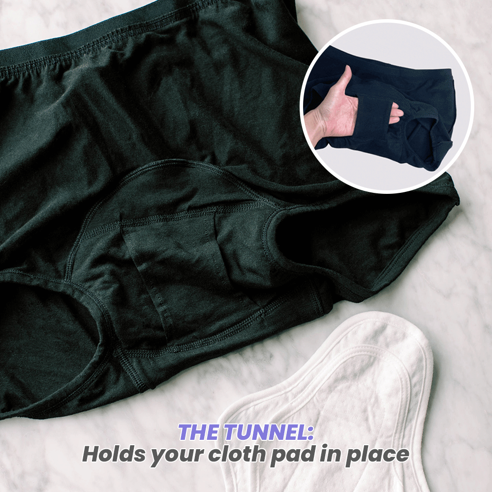 Boyshort + 3 Regular Pads&lt;h6&gt;Organic Cotton&lt;/h6&gt;